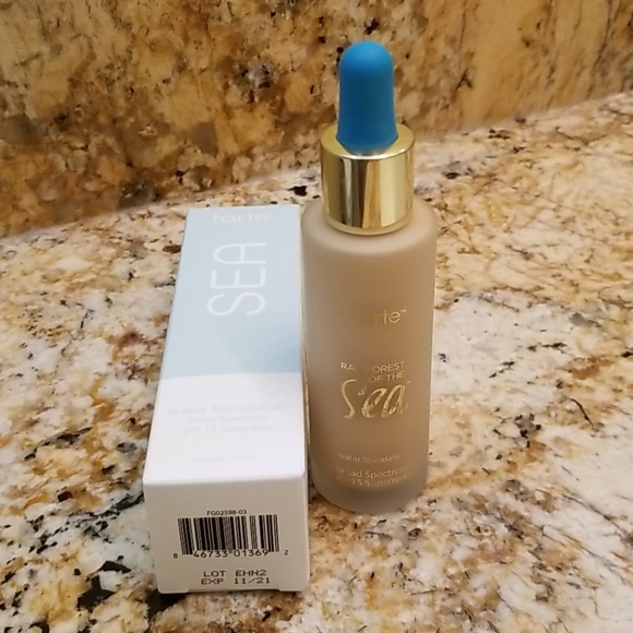 SOLD-Tarte Sea Water Foundation, light sand,  NWT - Picture 2 of 6